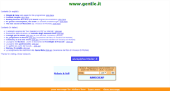 Desktop Screenshot of gentle.it